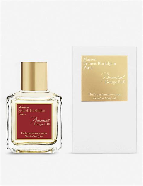Rouge 540 Scented body oil .